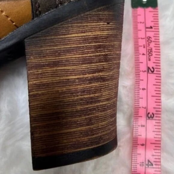 Pierre Dumas Ravenna-Two Tone Brown Lace Up Heeled Boots 8.5🆕📦⌚🏃🏻💨⚡🚚 - Picture 11 of 12